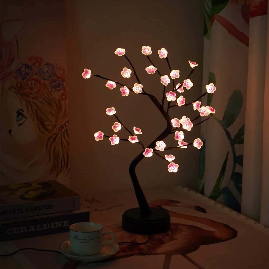 

Night Light Desk Lamp Home Supplies Exquisite Household Accessories Attractive Lighting Device Sweet Gift Multipurpose