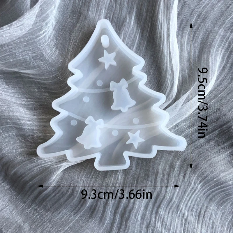 Novaya Rodjes) aya Силиконовая форма с Jinglei Loush Kolokolchik Рождественская елка Подвеска Stuckurtka