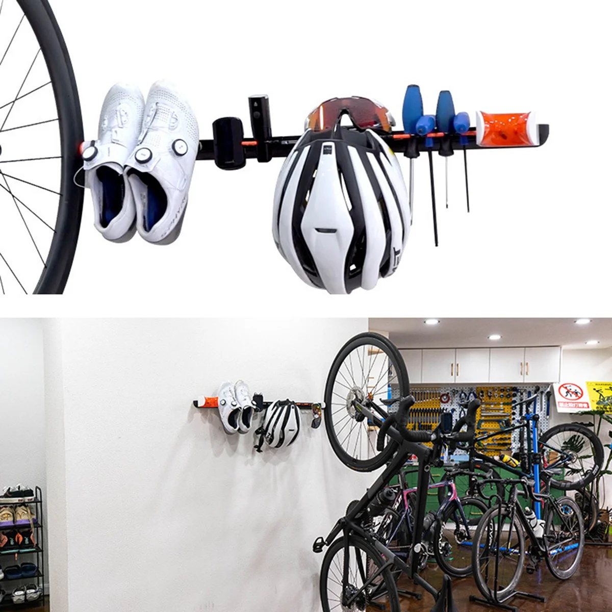 

Настенное крепление для велосипеда, витрина для магазина горных велосипедов, настенный крючок для домашнего велосипеда, вешалка для хранения из алюминиевого сплава