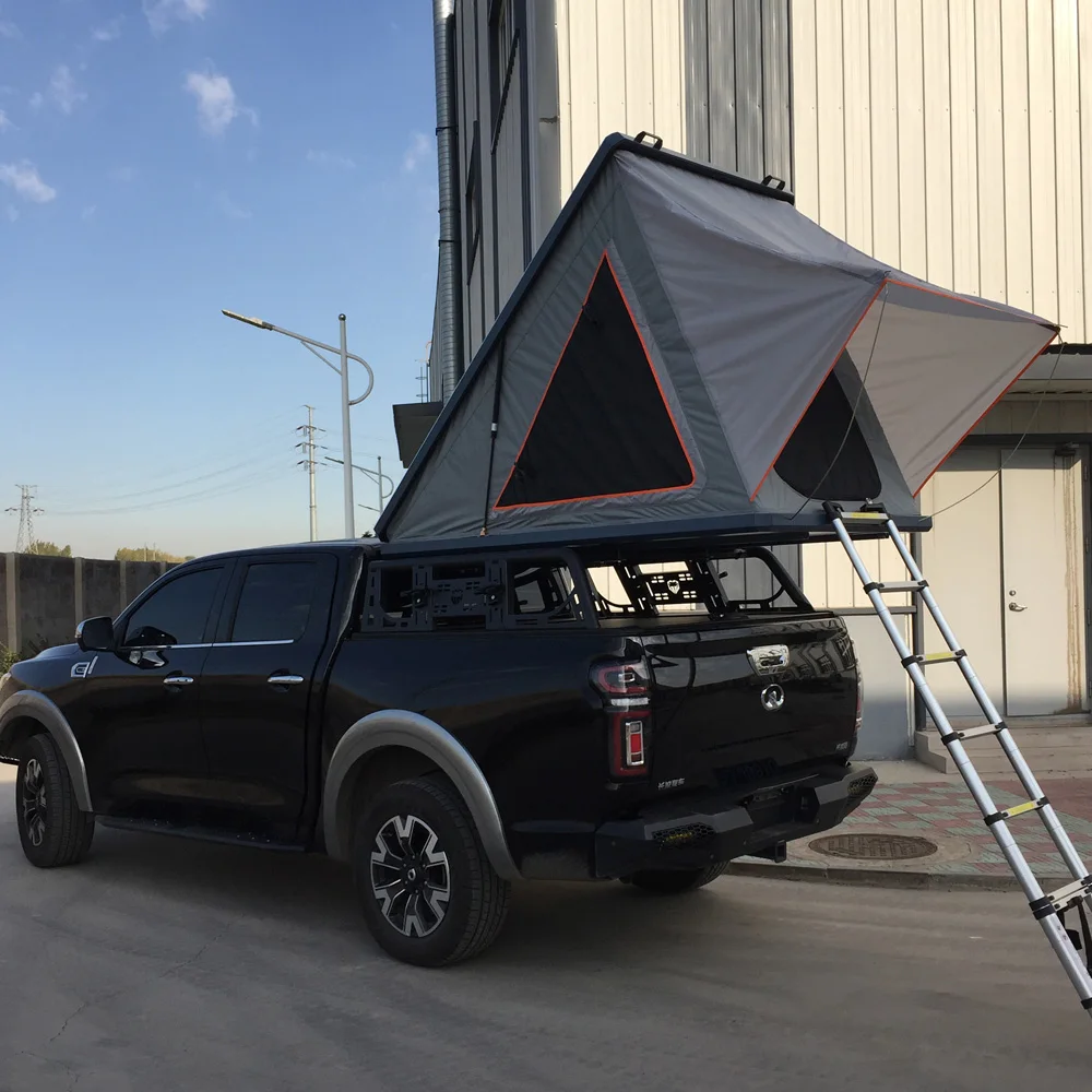 

2021 складной кемпинг-пикап для всей семьи, внедорожник, Автомобиль на крыше, палатка, всплывающий прицеп, легкие камеры для грузовиков