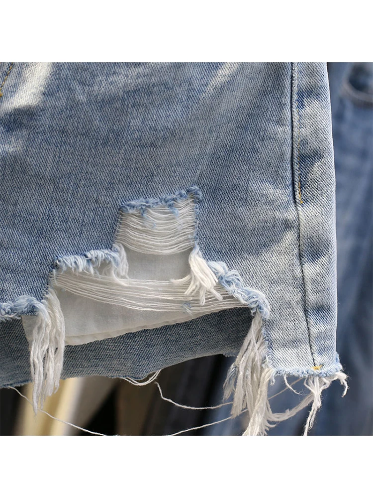 Женские синие джинсовые шорты Y2k с высокой талией уличная одежда винтажные