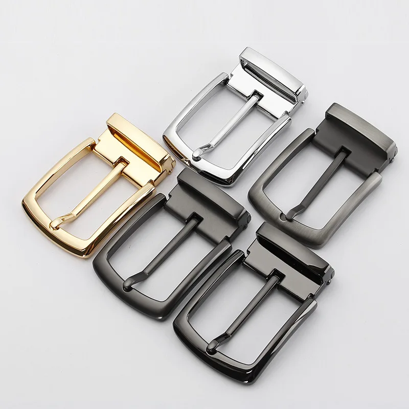 Men's belt head pin buckle belt belt belt head men's trousers head business leisure belt buckle 3.8cm