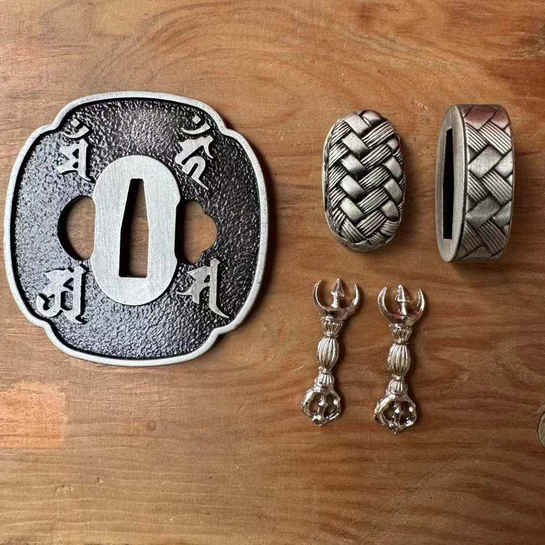 Набор ножей 26 см из сплава Tsuba для японского самурайского меча