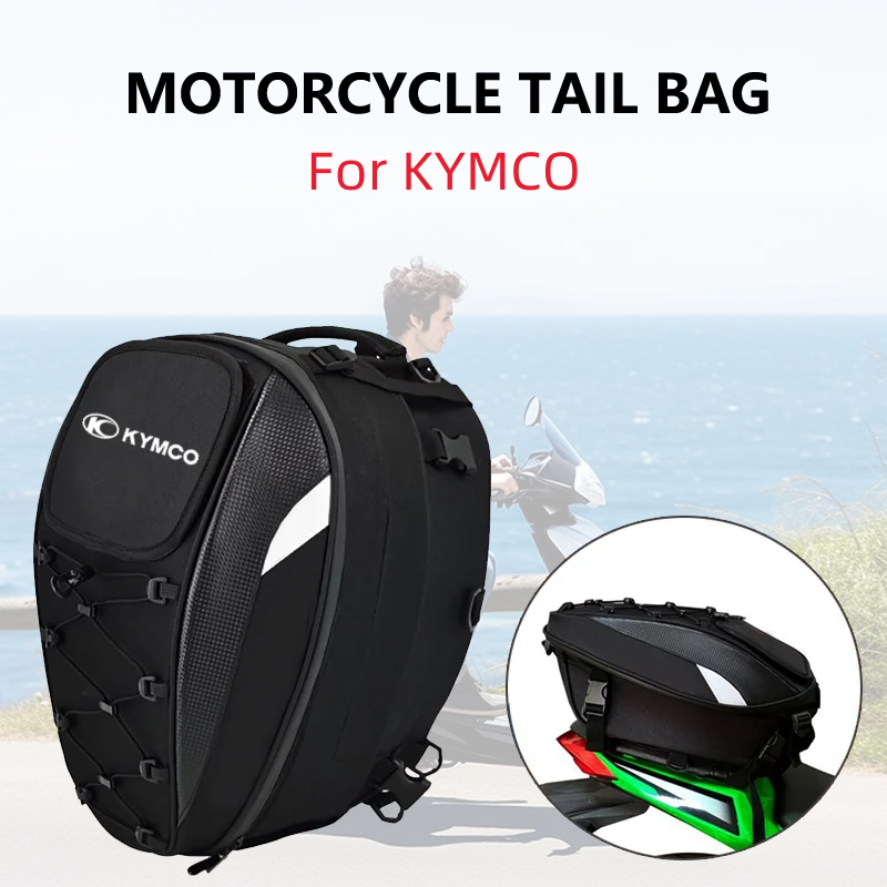 

Motorcycle Tail Bag For KYMCO Xciting 250 300 400 AK550 CT250 CT300 S400 Waterproof Large Capacity Multifunction Helmet