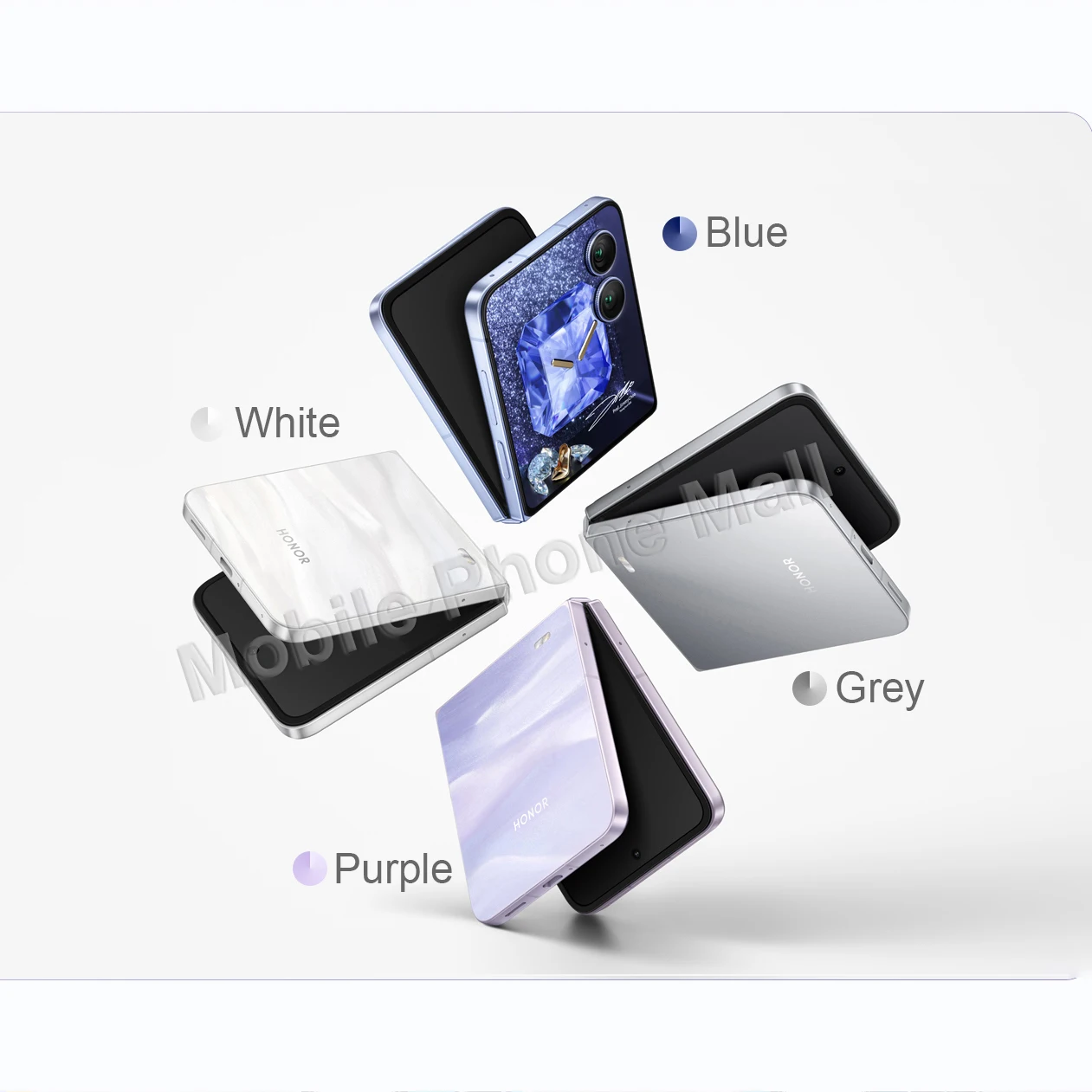 Фото Оригинальный складной смартфон HONOR Magic V Flip 2 5G с OLED-дисплеем 6,82 дюйма, процессором Snapdragon 8 Gen 3, камерой 200 МП и поддержкой Google Play №2