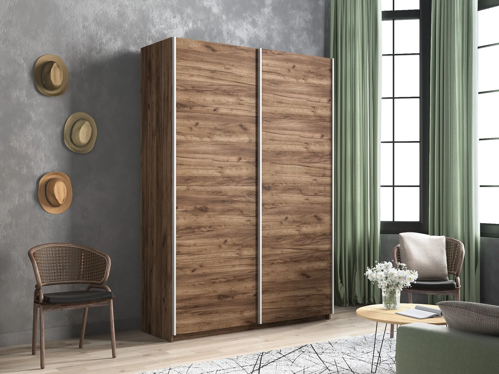 Шкаф-купе Прайм ДСП/ДСП 120х57х230 |