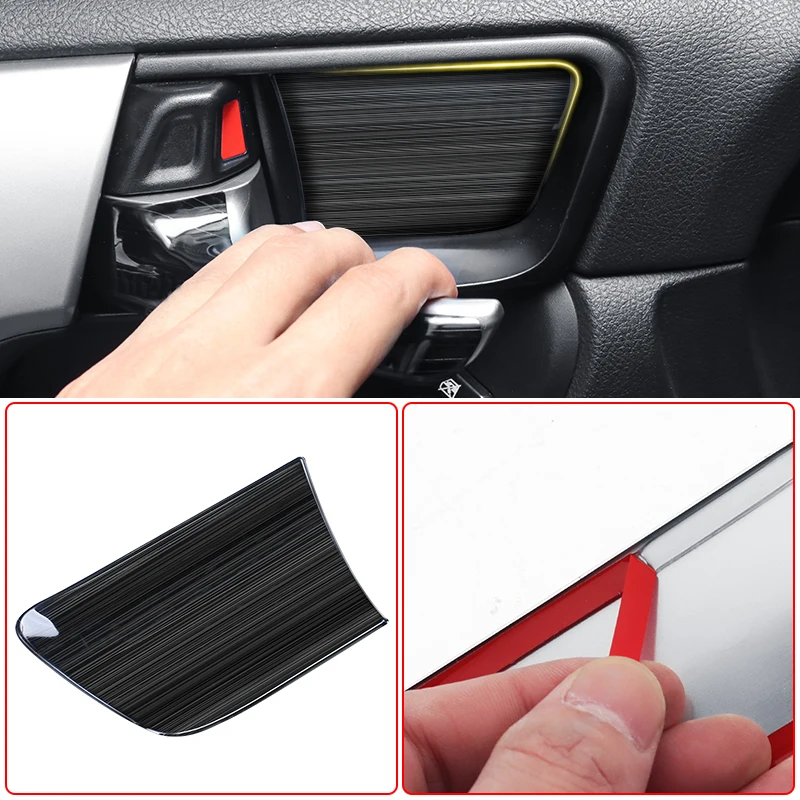 Декоративная наклейка на дверь из нержавеющей стали для Toyota Land Cruiser Prado 150 2010-2023 2022