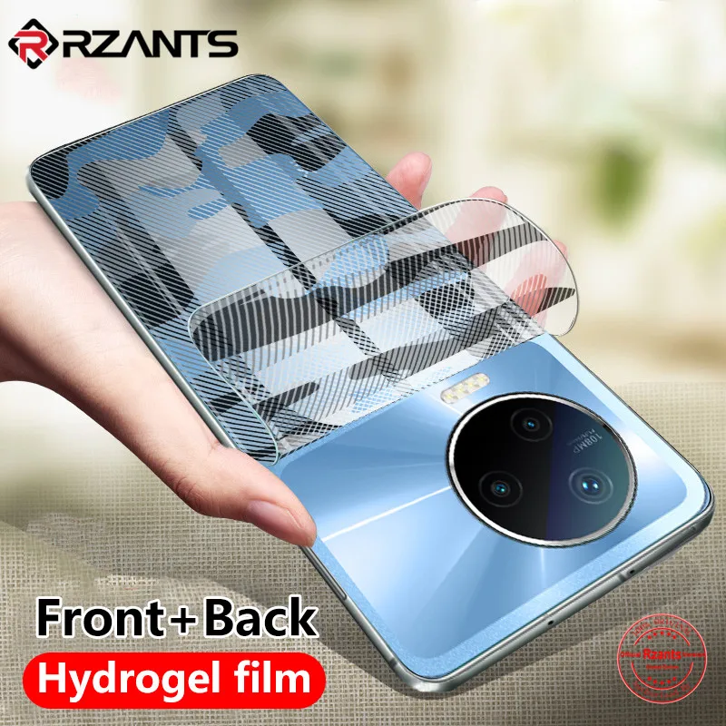 

Rzants For Infinix Note 12 Pro 4G Soft Front Back Film Camouflage Military Design Hydrogel Film Screen Protector