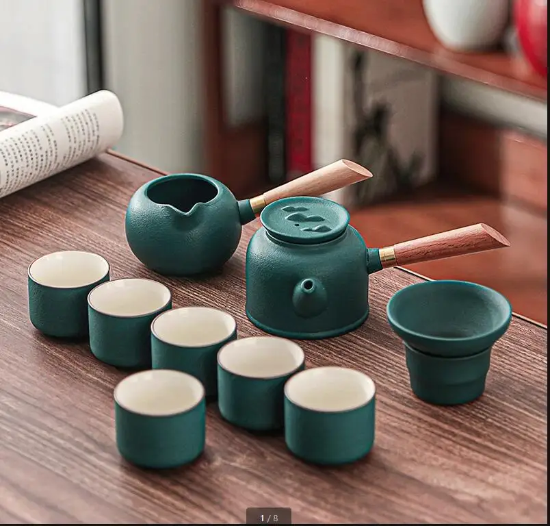 Керамический чайник Tieguanyin диагональю 10 шт. модный аксессуар для офиса и учебы