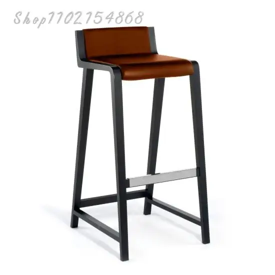 Табуретка высокая модная креативная барная стул северный стол и черный прилавок простыми.