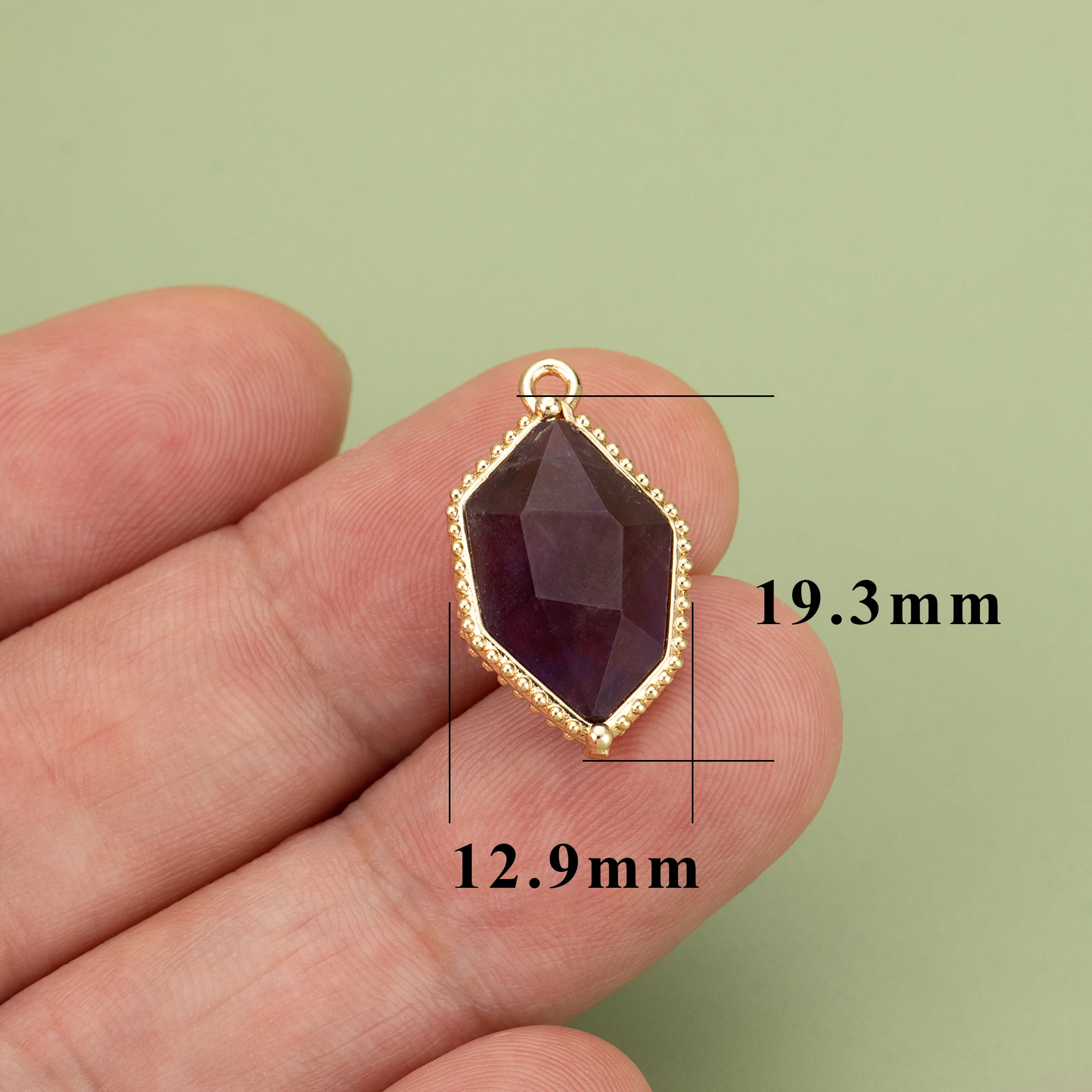 YEGUI MD76 аксессуары для ювелирных изделий позолота 18 карат медь натуральный камень