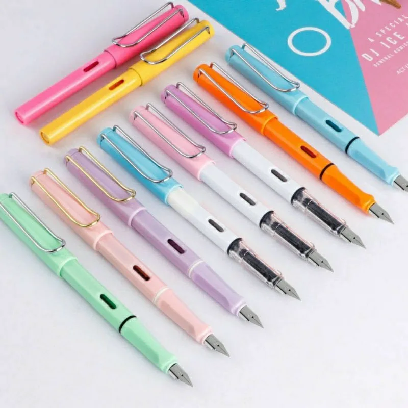 

Student Pose Pen Set Correction Of Gripping Posture Ink Extraction And Replacement Of Ink Bag Dual Purpose Practice Children'S P