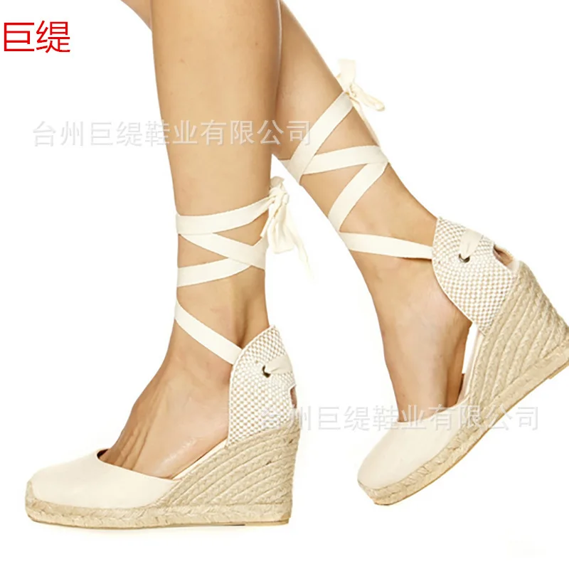 

Wedges Shoes For Women Sandals High Heels Summer Shoes Round Toe muffin with Casual Woman Peep Toe Platform Sandals