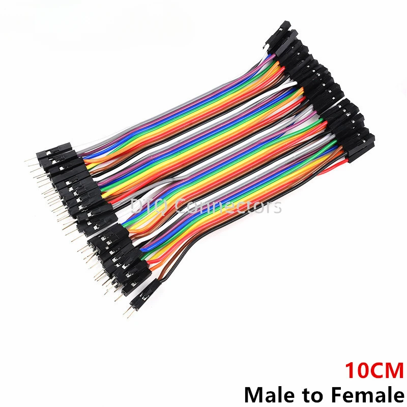 Dupont Line 10 см 20 см 30 см 40Pin штекер-штекер + штекер-гнездо и гнездо-гнездо перемычка Кабель Dupont для Arduino DIY KIT