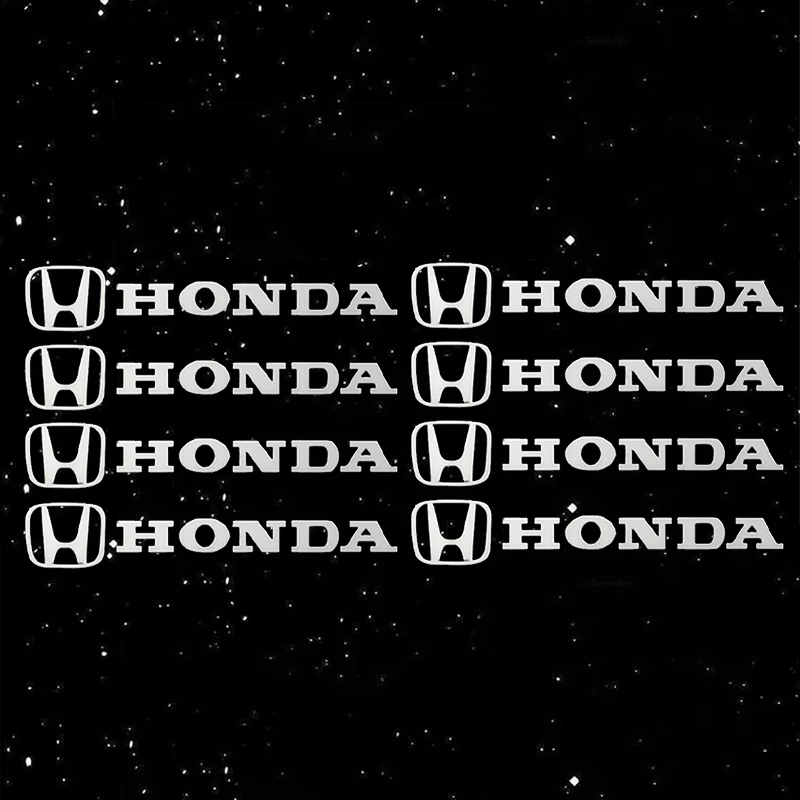 

4 шт. металлические наклейки для стайлинга автомобилей, наклейки для украшения интерьера для Honda Civic XR-V HR-V City Accord Odyssey Spirior CRV Jazz Xadv