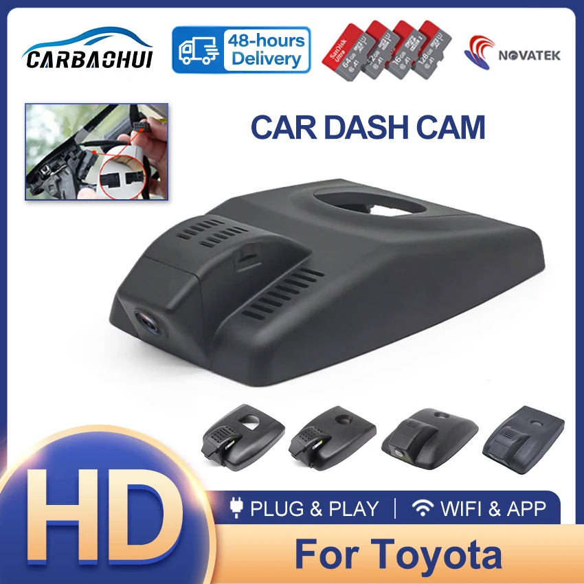 New Car DVR HD Wifi Dash Cam Camera For Toyota RAV4 C-HR CHR Highlander Camry Corolla Levin Kluger IZOA Alphard Vellfire Avalon
