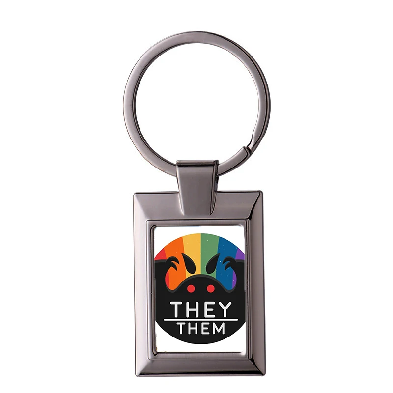 

Брелок для ключей Cryptid, кольцо для ювелирных изделий, модный брелок в форме сердца на заказ