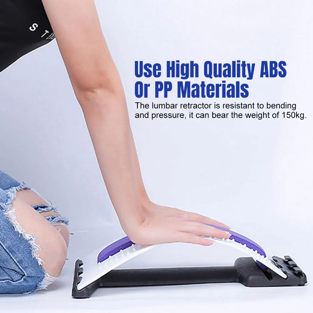 Back Massager Spine Board Back Bridge Spine Cracker Stretcher Right Posture Corrector Lumbar Traction Chiroboard Dropshipping