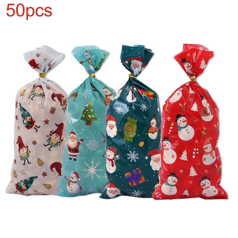 

Пластиковые подарочные пакеты с Рождеством Cyuan