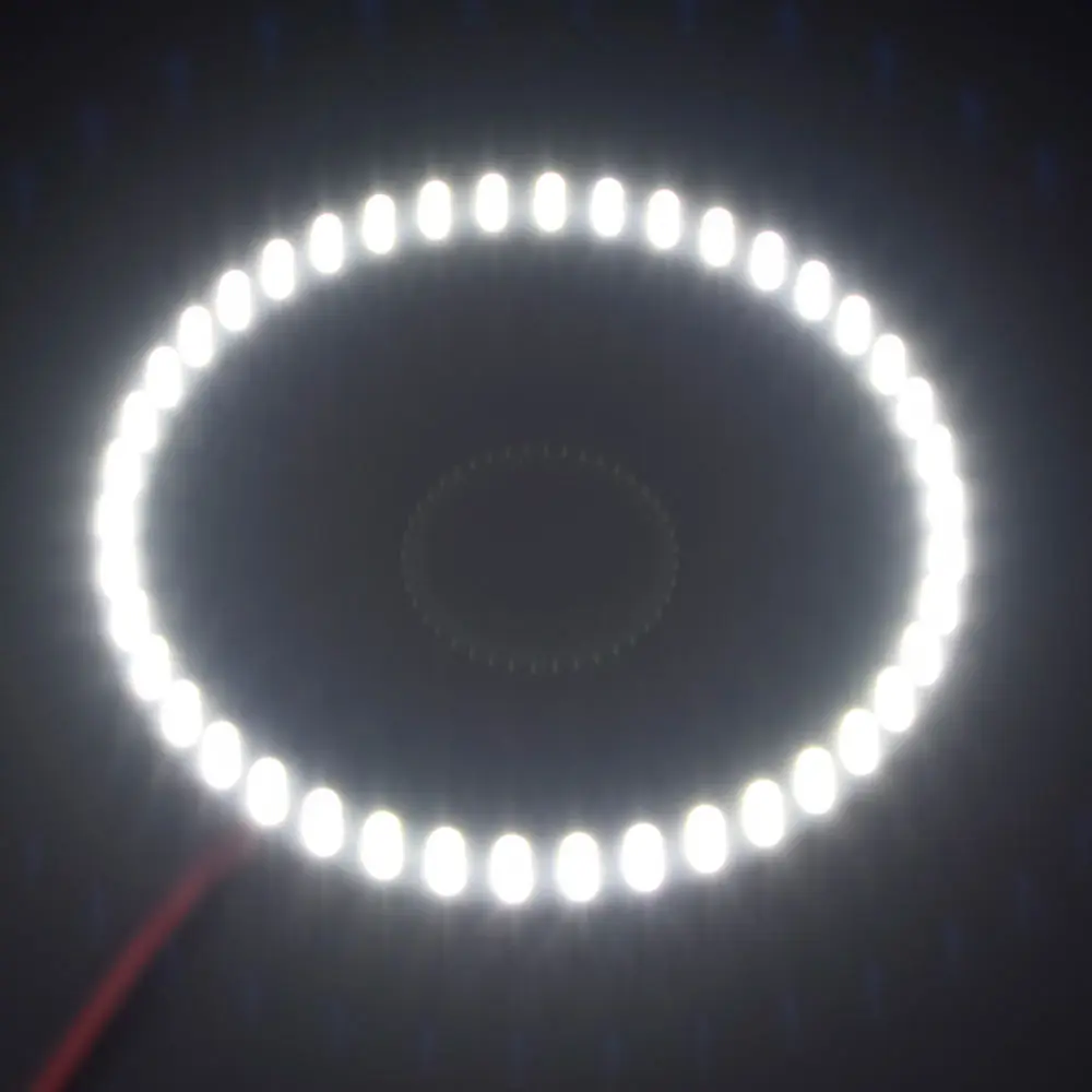 

1 шт. DC12V 30/40/50/60/70/80/90/100/110/120/160 мм 3528 SMD автомобильный светодиодный светильник с ангельскими глазами Halo кольцевой светильник автомобильный свет белый зеленый желтый синий