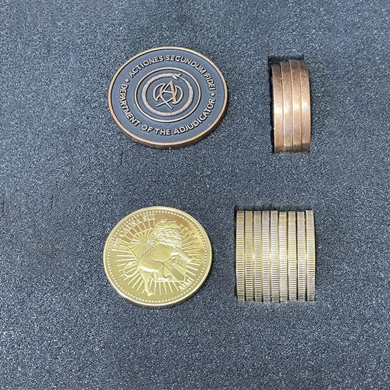 

1 шт. Джон фитиль Континентальный отель монета Косплей Кеану ривс отель металлическая искусственная коллекция веера подарок костюм