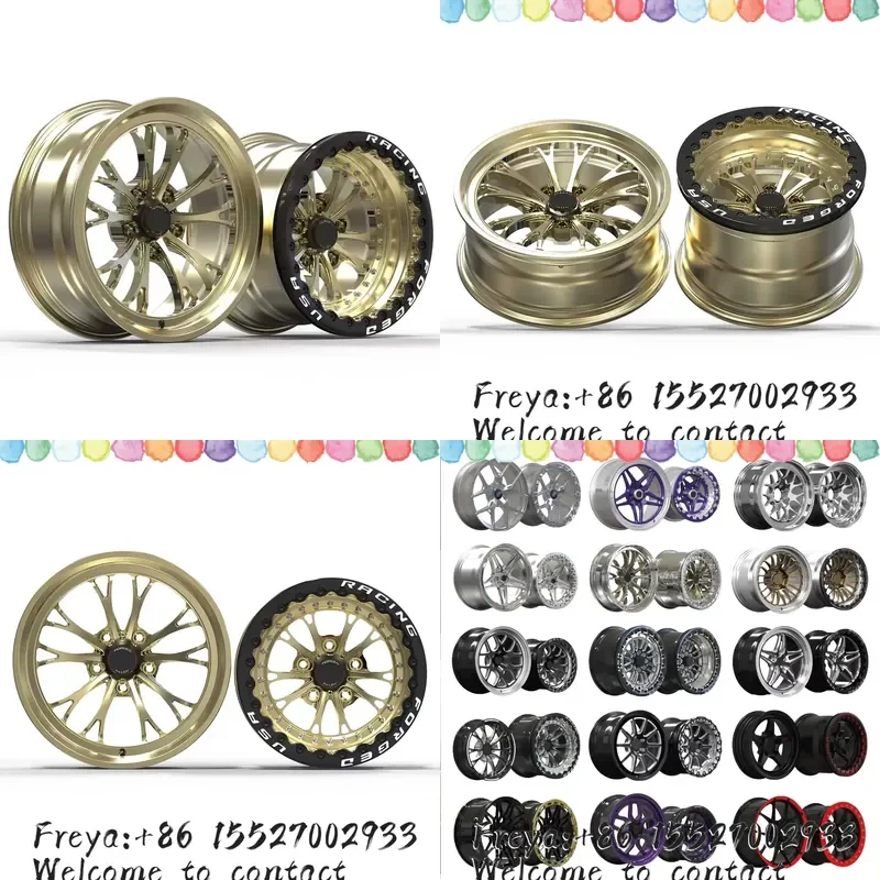 Фото Колесные диски Vitesse Beadlock Weld Racing 18x5 15x10, 5x114.3 5x120 5x115, с индивидуальной отделкой под золото, для Mustang Charger Drag №1