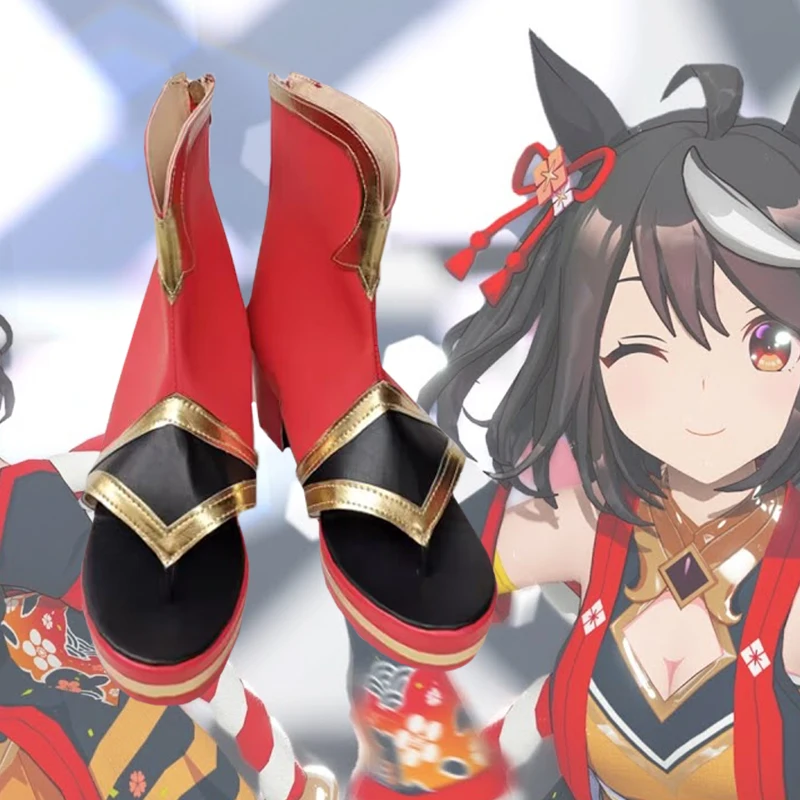 Обувь для косплея Game Mamusume Pretty Derby Kitasan черная комикс Хэллоуина вечеринки