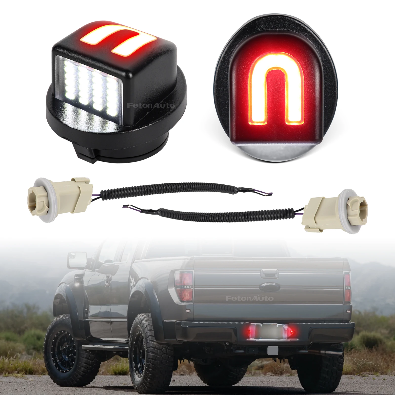 

Светодиодный фонарь номерного знака 6000K, задняя лампа белого цвета для Ford F-150 F-250 F-350 Explorer Ranger Lincoln Mark LT