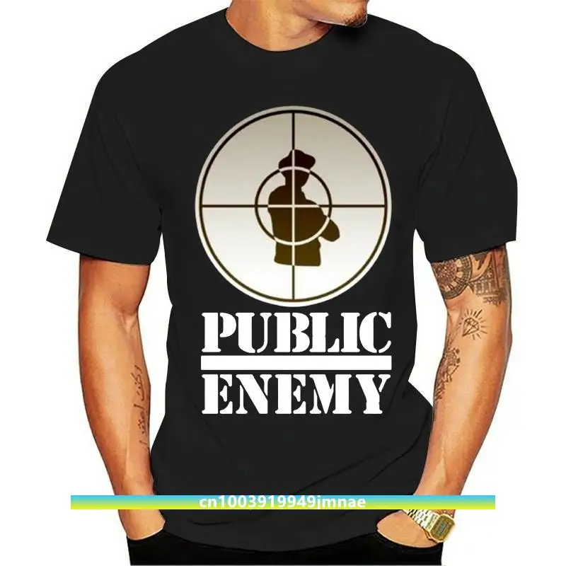 

Hot Style Public Enemy Tops Tee T Shirt Oversized Tops T-Shirt men cotton tshirt summer brand teeshirt euro size