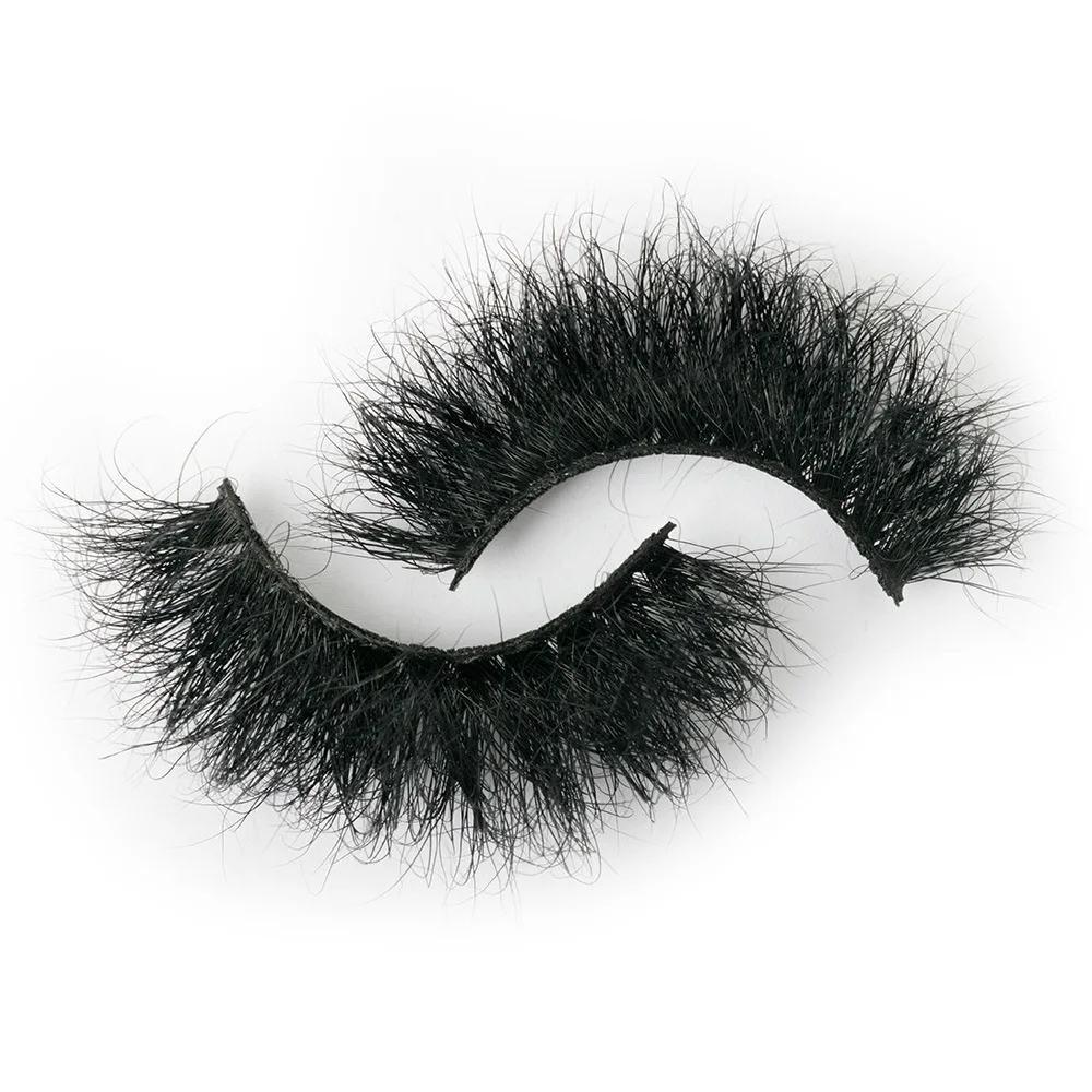 

4 Pairs False Lashes Set 25MM 3D Mink Eyelashes Bulk Fluffy Dramatic Long Thick Volume Fake Faux Mink Eye Lashes Wholesale