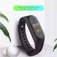 new m4 smart band wristband watch fitness tracker bracelet color touch sport heart rate blood pressure monitor men women android