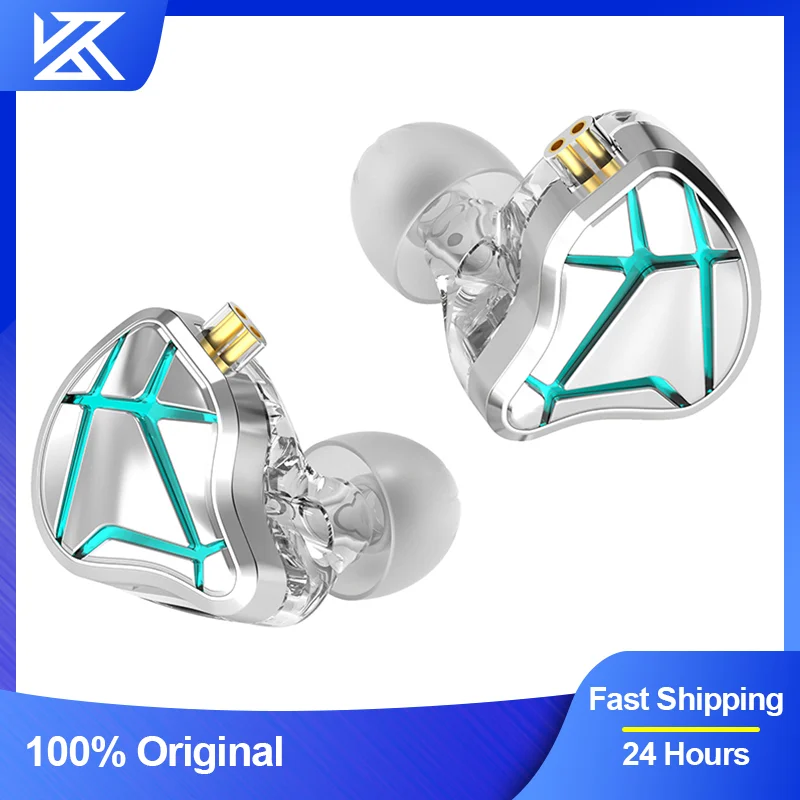 KZ ESX Metal Wired Earphone Noise Cancelling Headset Sport Earbuds In Ear Monitor HiFi Best Headphone With Microphone Gaming