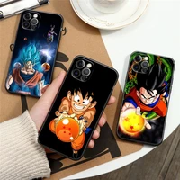 dragon ball z manga phone case for iphone 11 12 13 pro max mini xr xs x 5 6 s 7 8 plus se 3 2022 silicone cases cover goku anime
