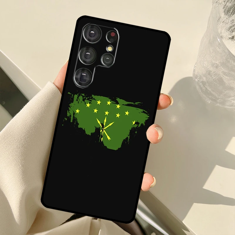 Фото Чехол с флагом Адиджии для Samsung Galaxy S26 S25 S24 S23 S22 S21 S20 Ultra S10 Plus S21 FE S25 FE, задняя крышка №3