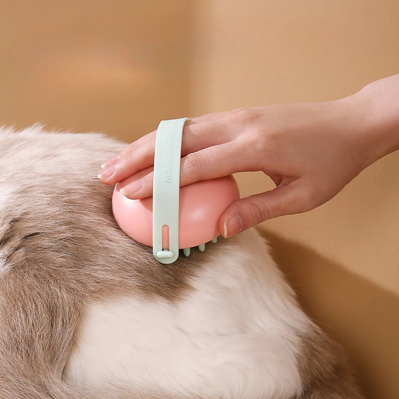 Силиконовая щетка для купания домашних животных массажная кошек и собак