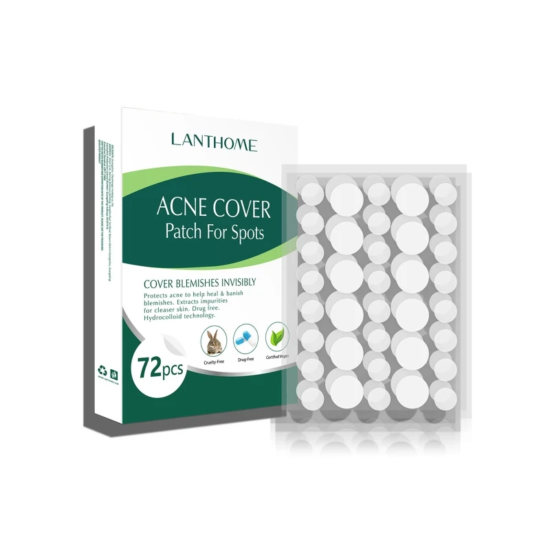 

72 шт. прозрачные Гидроколлоидные Патчи от акне для лечения прыщей и акне