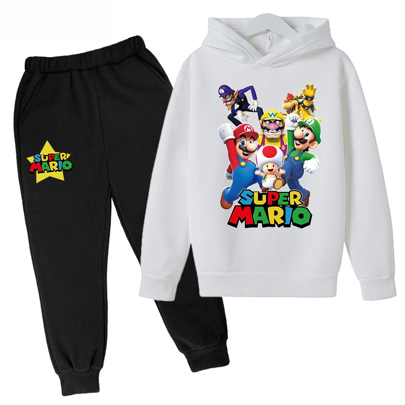 

2022Popular Game print kids clothes Hoodies+Pants boys girl clothes Hoodies Clothes for teenagers Autumn Boy games Anime Costume