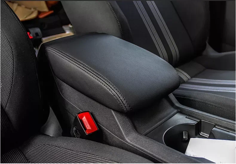 

leather Car Armrest Box Cover Car Accessories For VW Tiguan MK1 2007-2014
