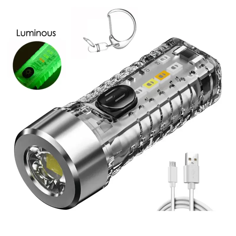 

XINYI мини-фонарик с брелоком 7 режимов освещения