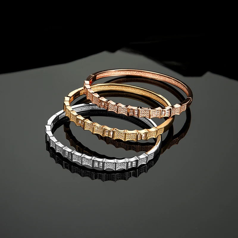 

Fashion High Quality New HOT Bangle Romantic Luxury Gorgeou Bracelet for indinadubai Women Wedding Engagement Party Show Jewelry