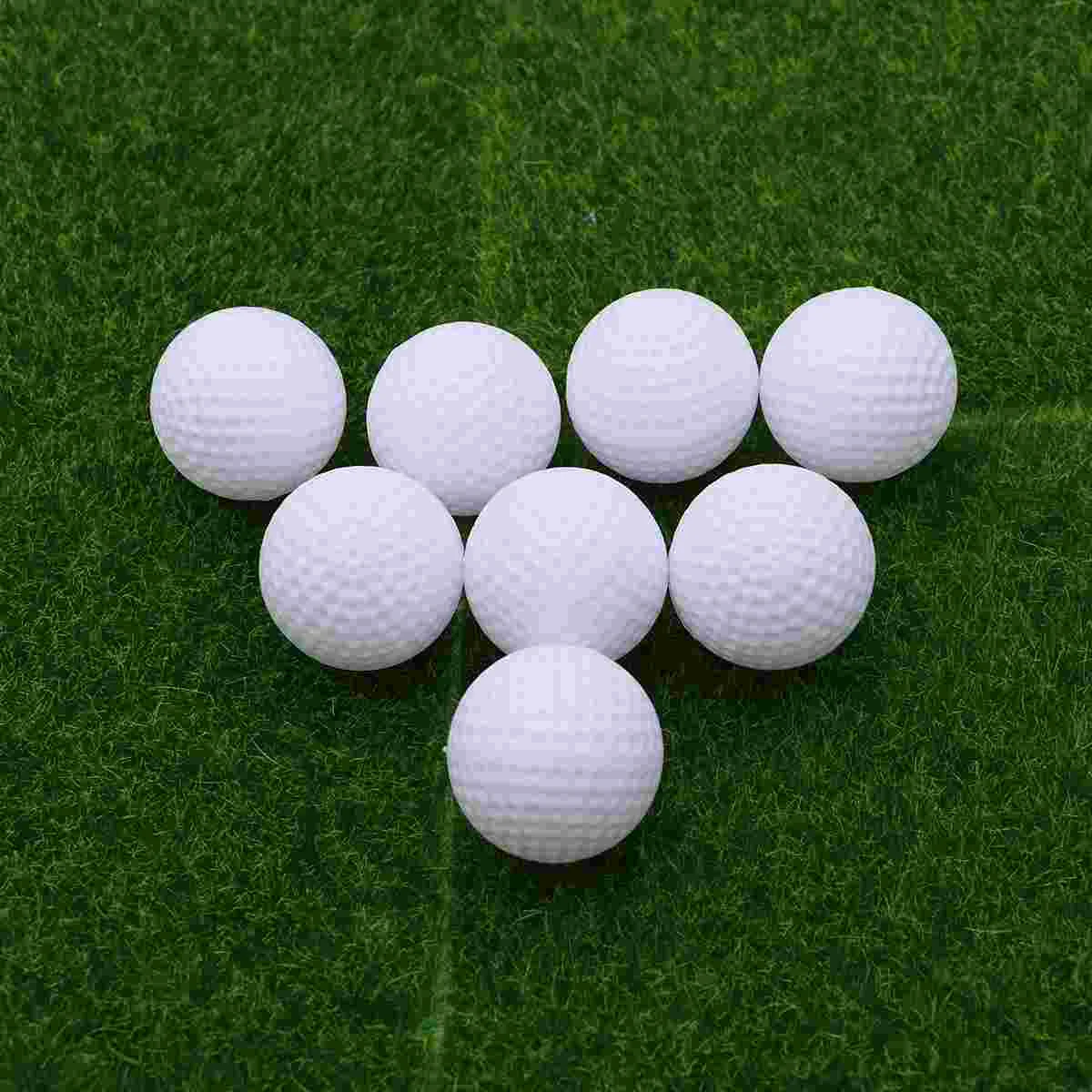 

8pcs Practice Balls, 1.6 inch Balls for Indoor or Outdoor Training ( White )