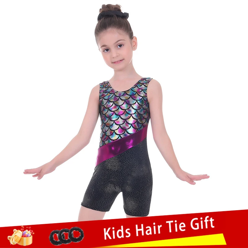 

Kids Girls Dancer Ballet Dress Mermaid Gymnastic Leotard Tutu Dress for Stage Performance Clothes Shiny Children Dancewear