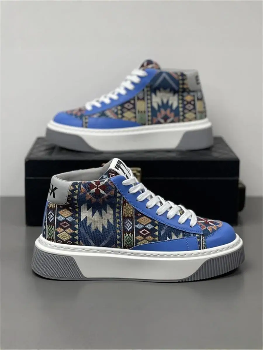 Autumn and Winter New Trendy Men's Shoes Fashion Color Matching Versatile Sports Casual Flat Soft Bottom Lightwei...