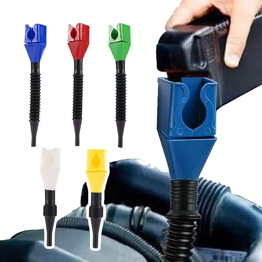 

Flexible Draining Tool Snap Funnel Foldable Car Funnel Oil Guide Plate Motorcycle Truck Auto Engine Oil Gasoline Filling Tools
