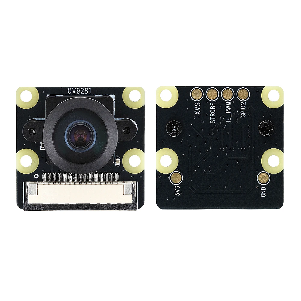 Модуль камеры OV9281 для Raspberry Pi 5, 4, 4B, 3B+, ZERO 2 W, 1280*800, 1 МП, черно-белый, с глобальным затвором, 120 кадровс, 79, 110, 160 градусов (art.: 3920db07b2723) - 3920db07b2723