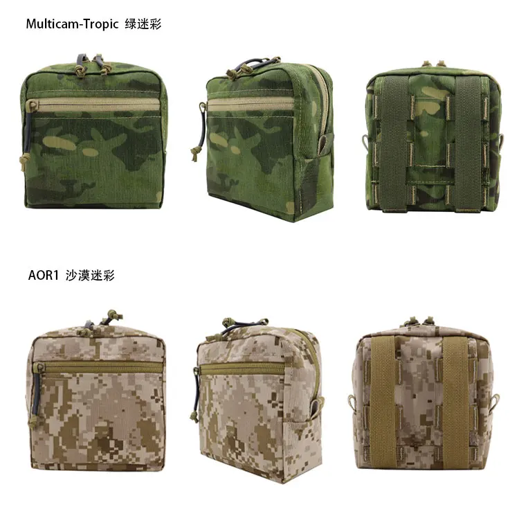 Outdoor Sports Tactical Camouflage Crye Precision GP Touch 6 × 6 × 3 Square Sundry Storage Bag Available In Multiple Colors
