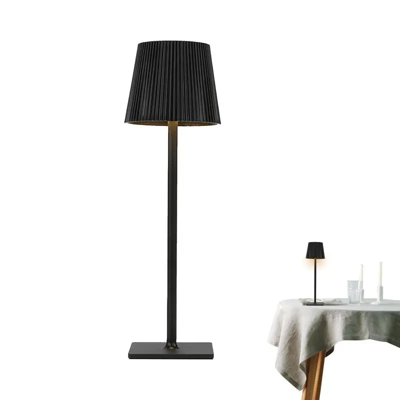 

Миниатюрная беспроводная перезаряжаемая лампа, Настольный светильник с сенсорным управлением и простым круглым дизайном, с регулируемой яркостью, для кафе, гостиниц, комнат