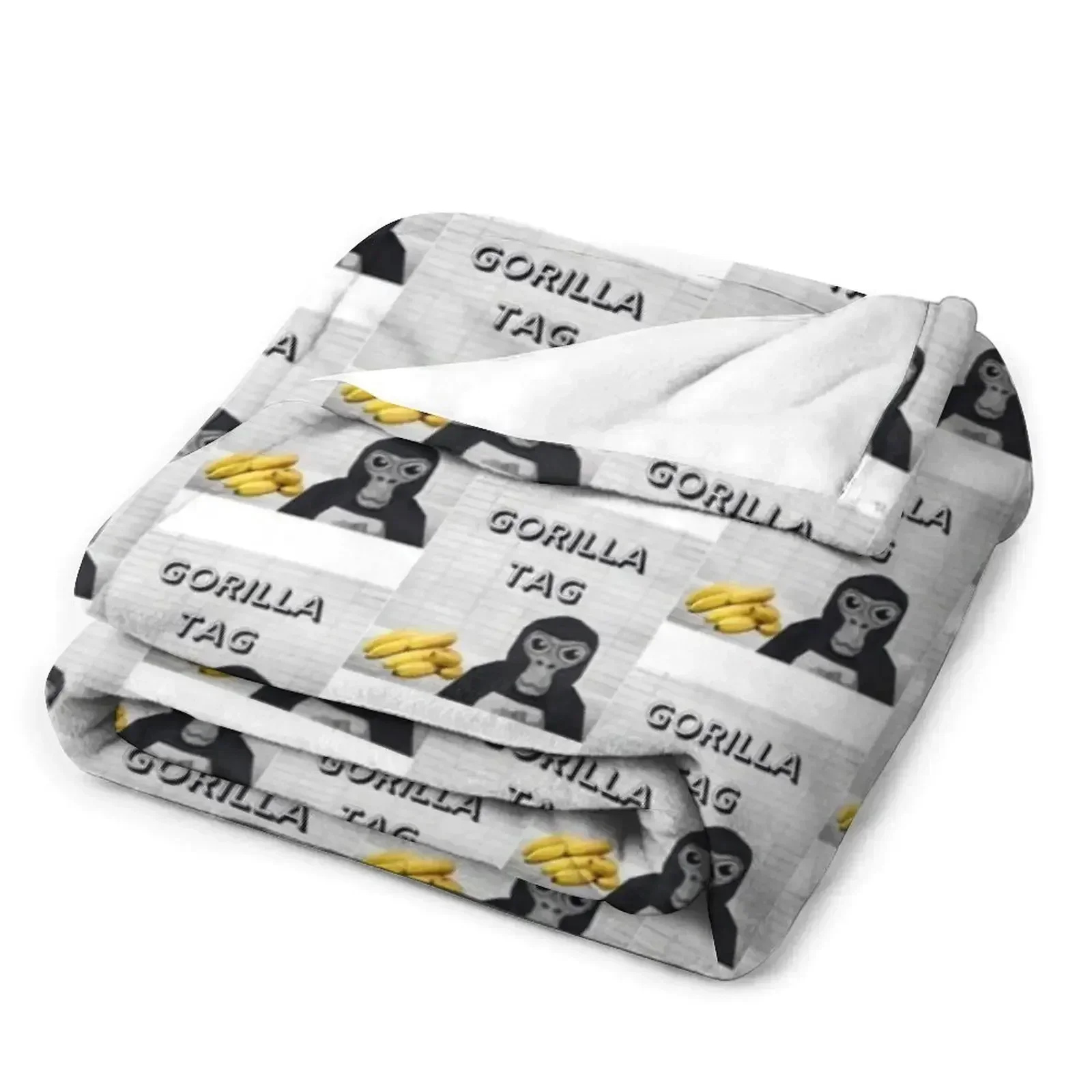 Одеяло с бананами Gorilla Tag винтажные мягкие большие утяжеленные одеяла