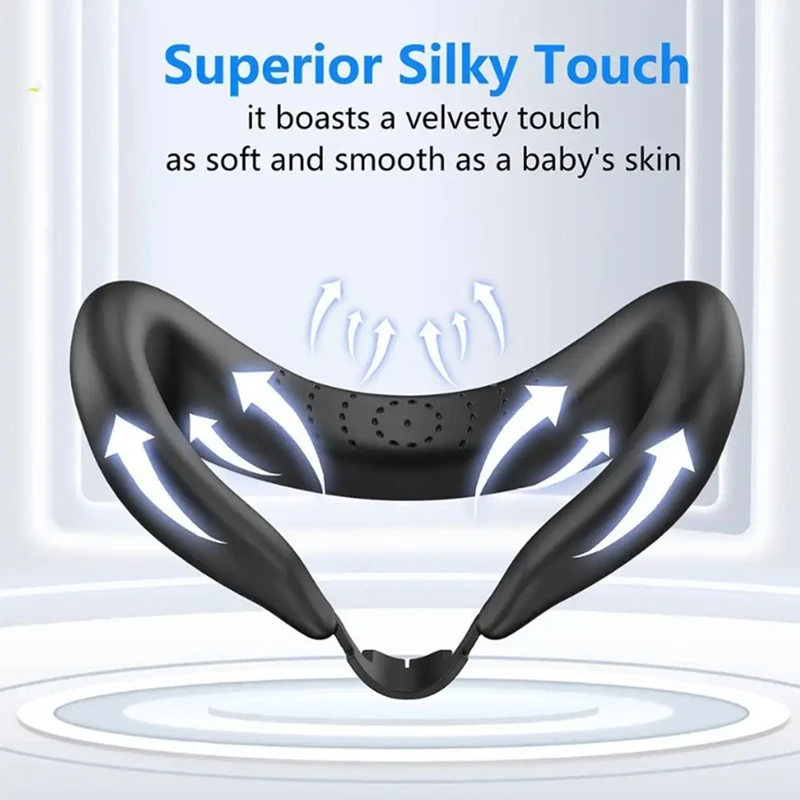 Силиконовая маска для лица с защитой от пота