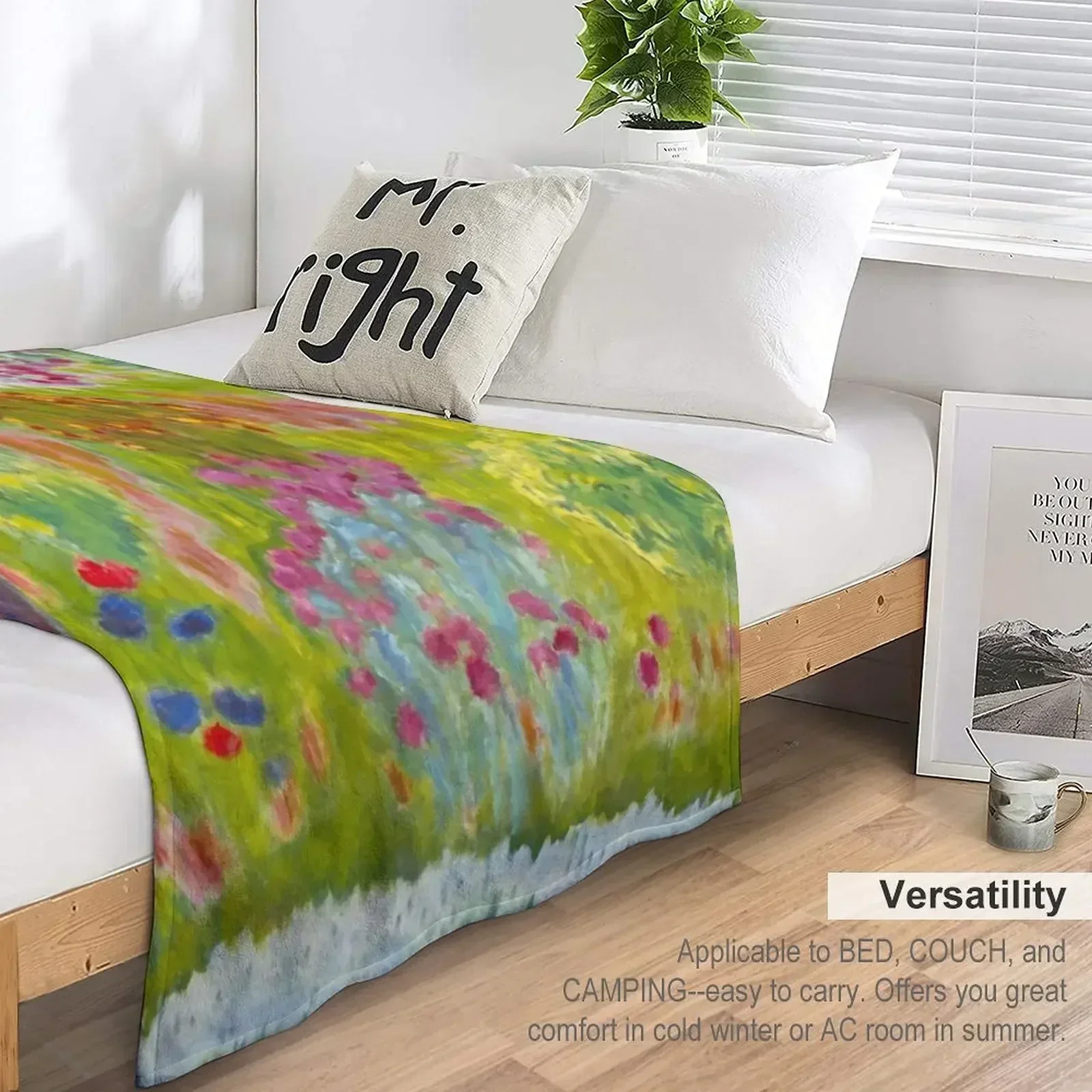 Пьер Боннар. Сад 1935. Одеяло самое мягкое одеяло для сна на заказ